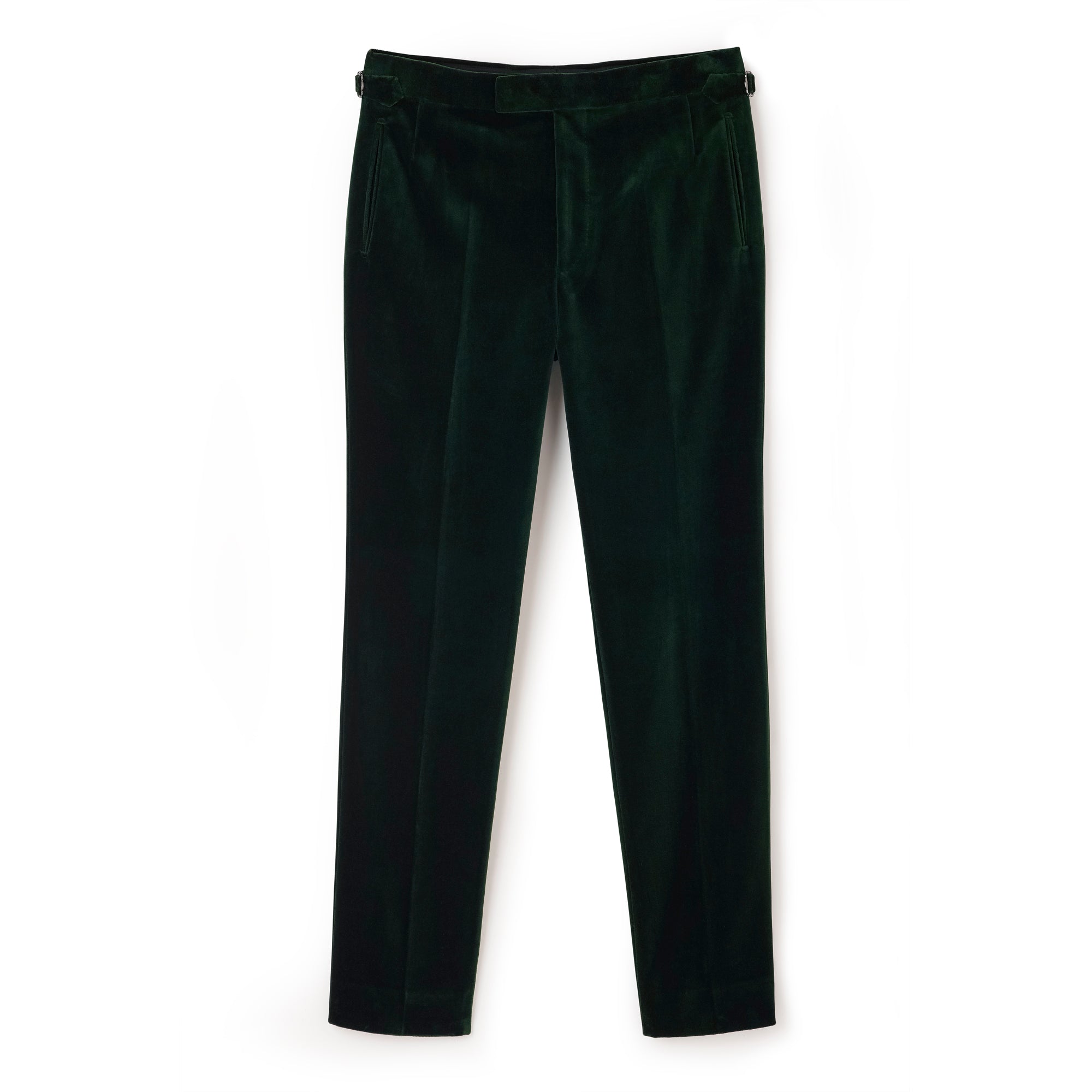 Velvet Suits - Double Breasted Suits - Slim Fit Suit - Hunter Green main image 0