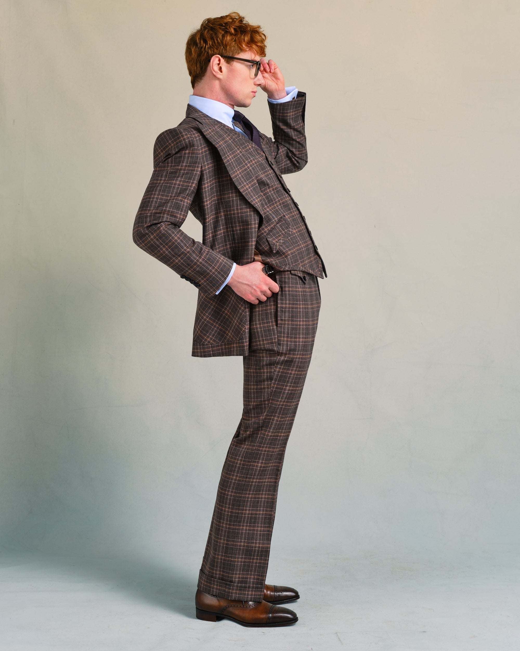 Heritage Check Pattern Heritage Check Three Piece Suit – Edward Sexton