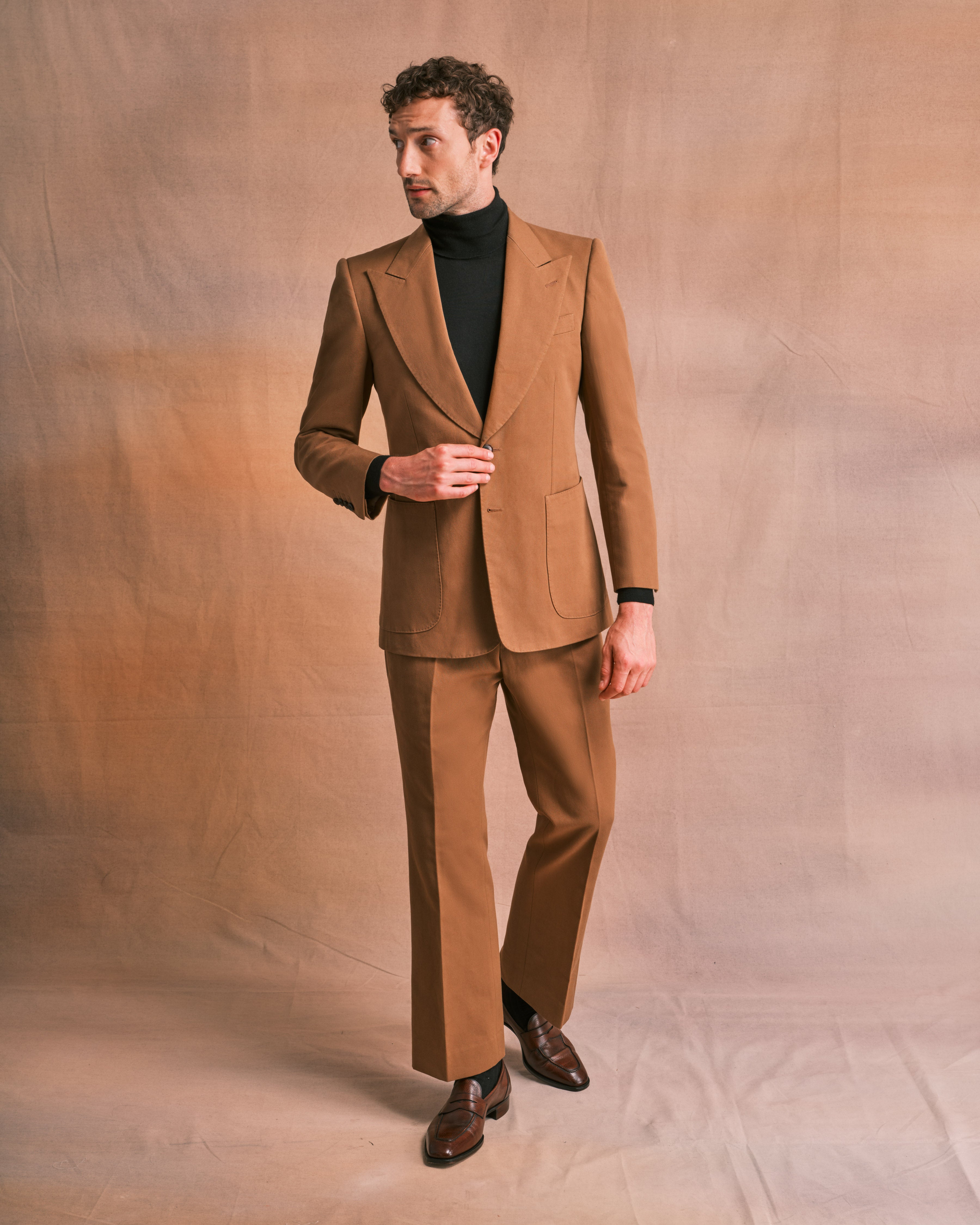 tobacco colored suit Tobacco Cotton/Silk Blend Suit – Edward Sexton tobacco colored suit Tobacco Cotton/Silk Blend Suit – Edward Sexton