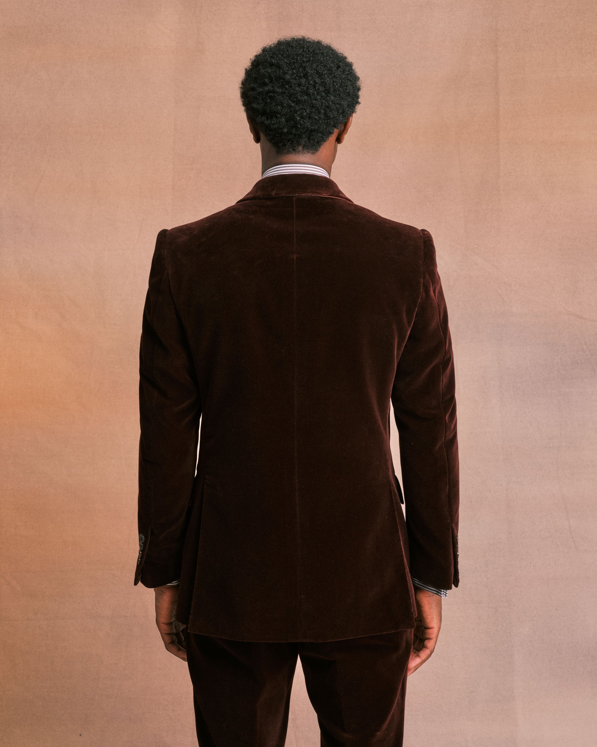 Burgundy Velvet Suit – Edward Sexton - Main Image