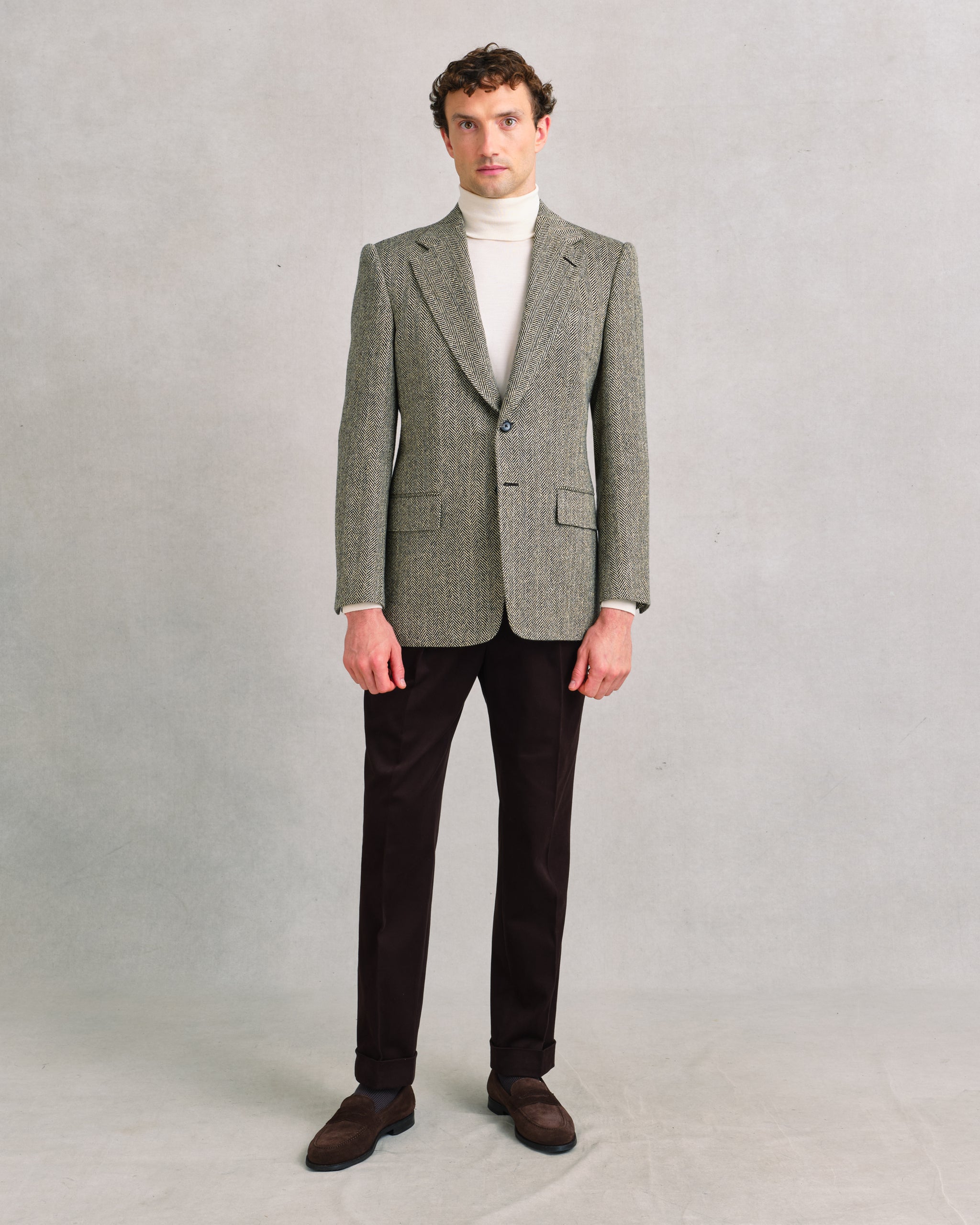 Silk Blend Tweed Jacket – Edward Sexton Silk Blend Tweed Jacket – Edward Sexton