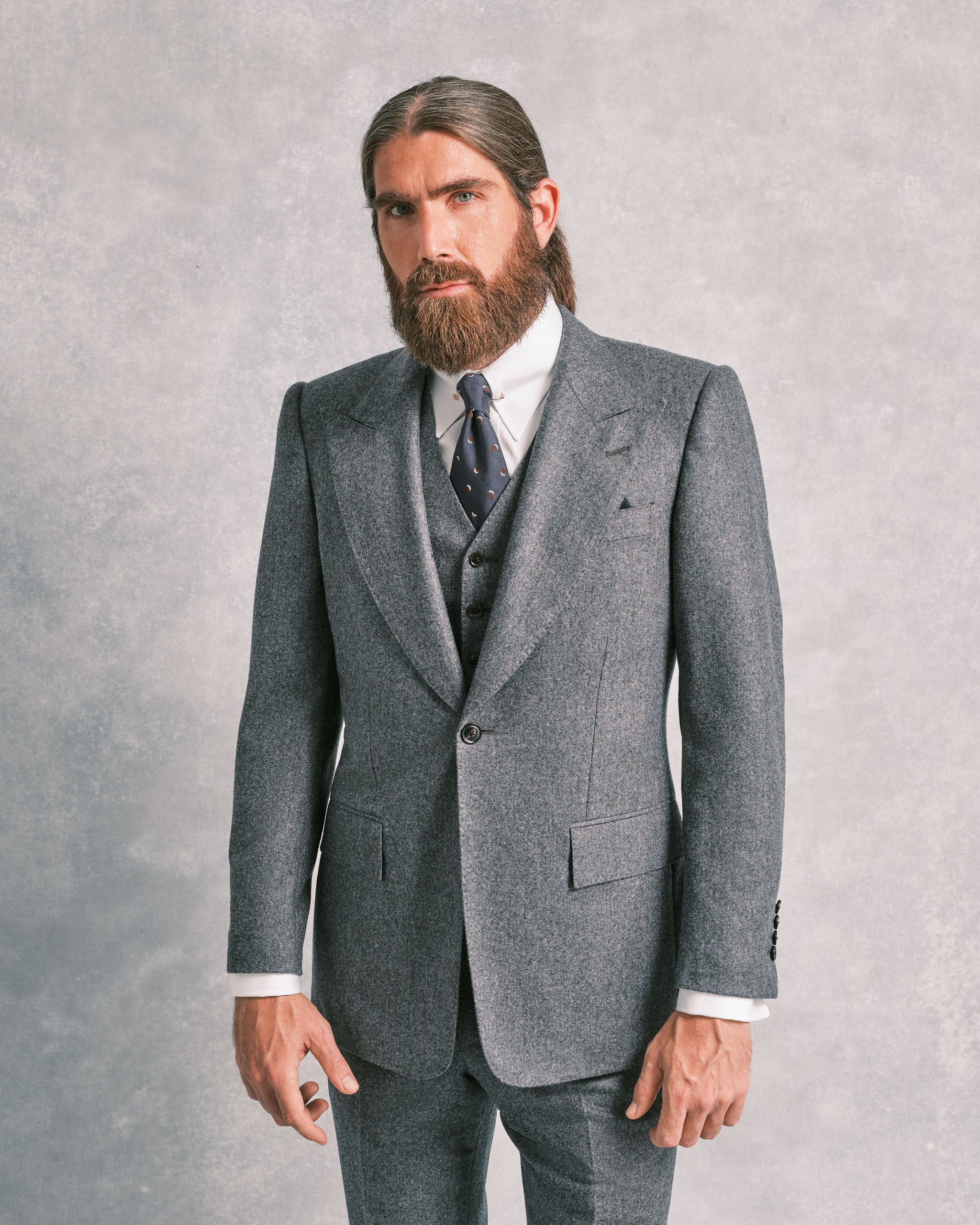 Grey Flannel Heritage Suit – Edward Sexton