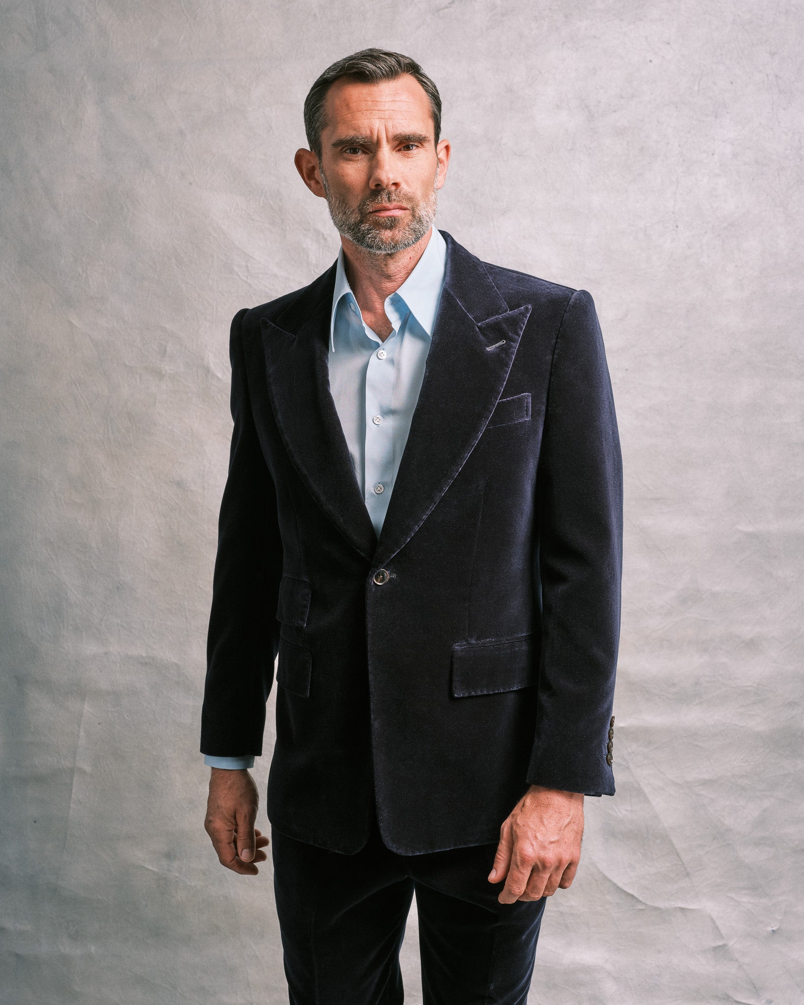 Navy Velvet Heritage Jacket