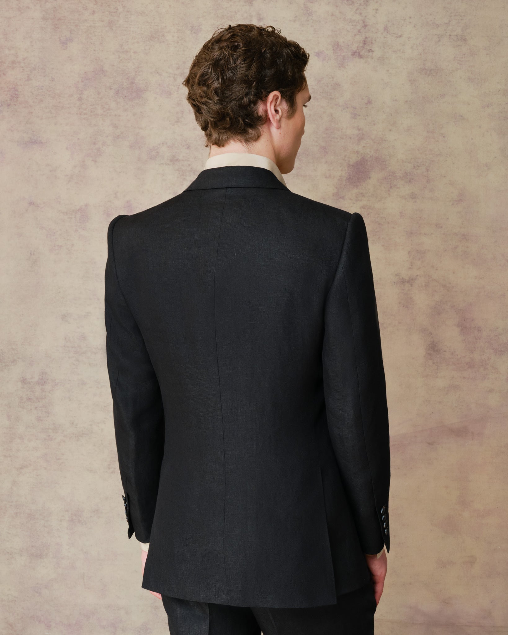 Black Linen Suit – Edward Sexton