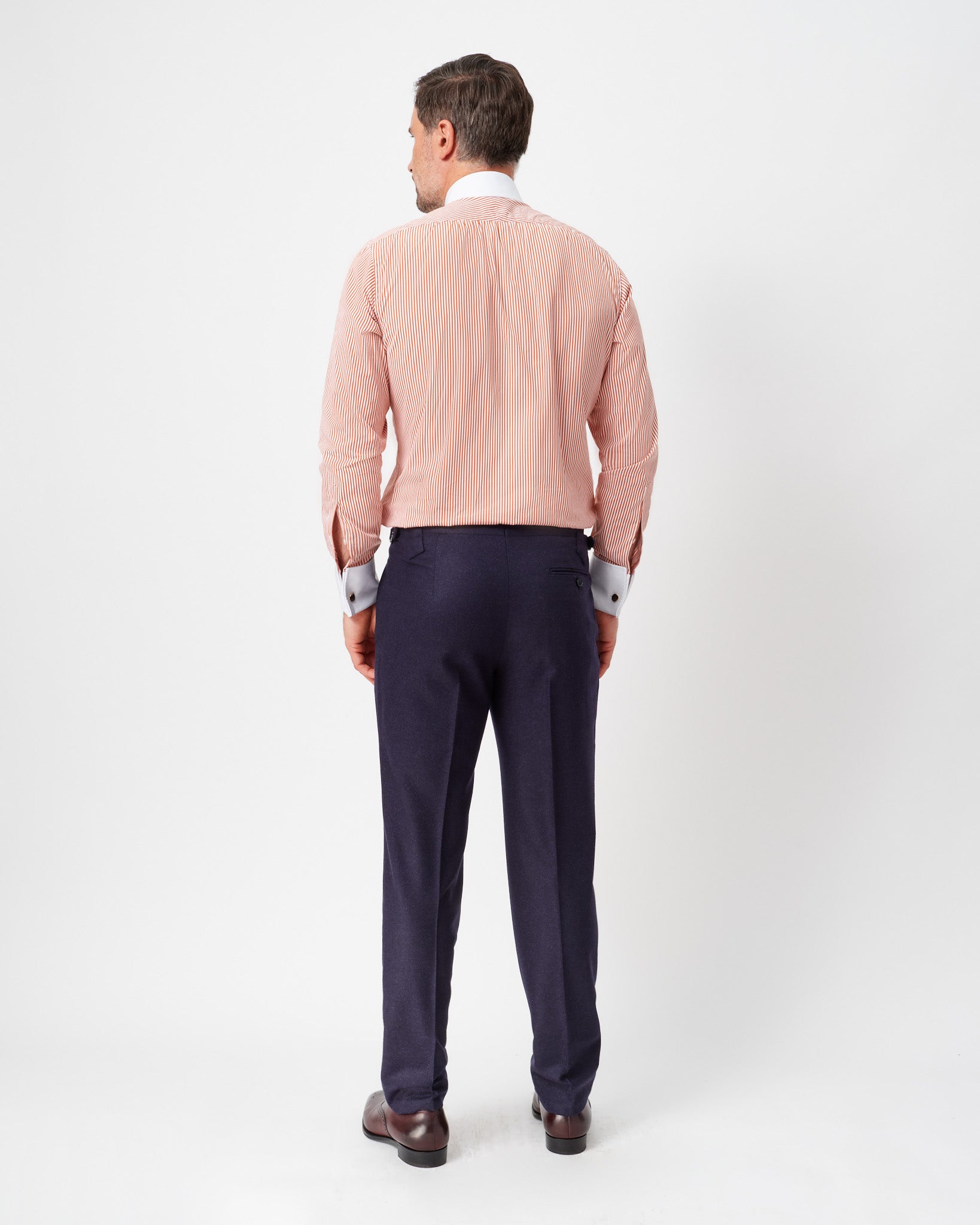 Navy Flannel Heritage trousers – Edward Sexton