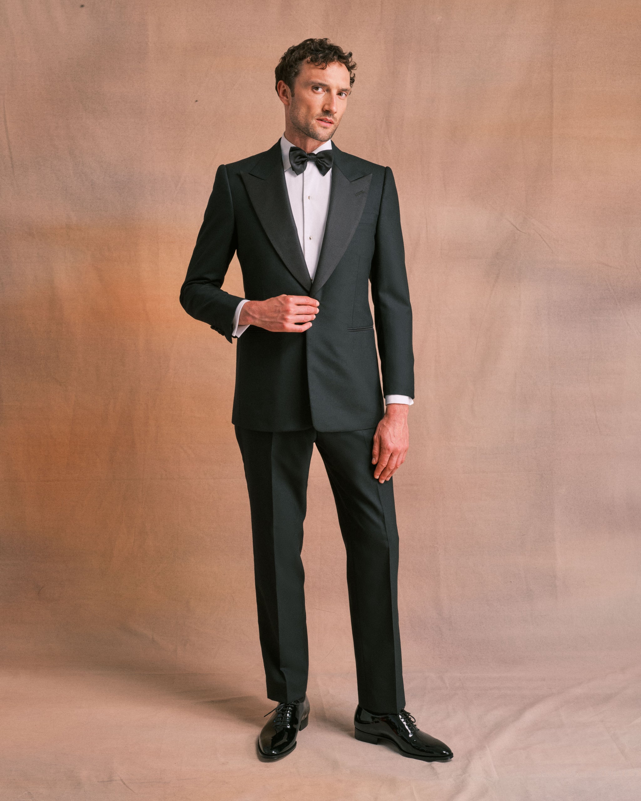 Savile Row Dinner Suit Waistcoat William Hunt Savile Row Cobalt