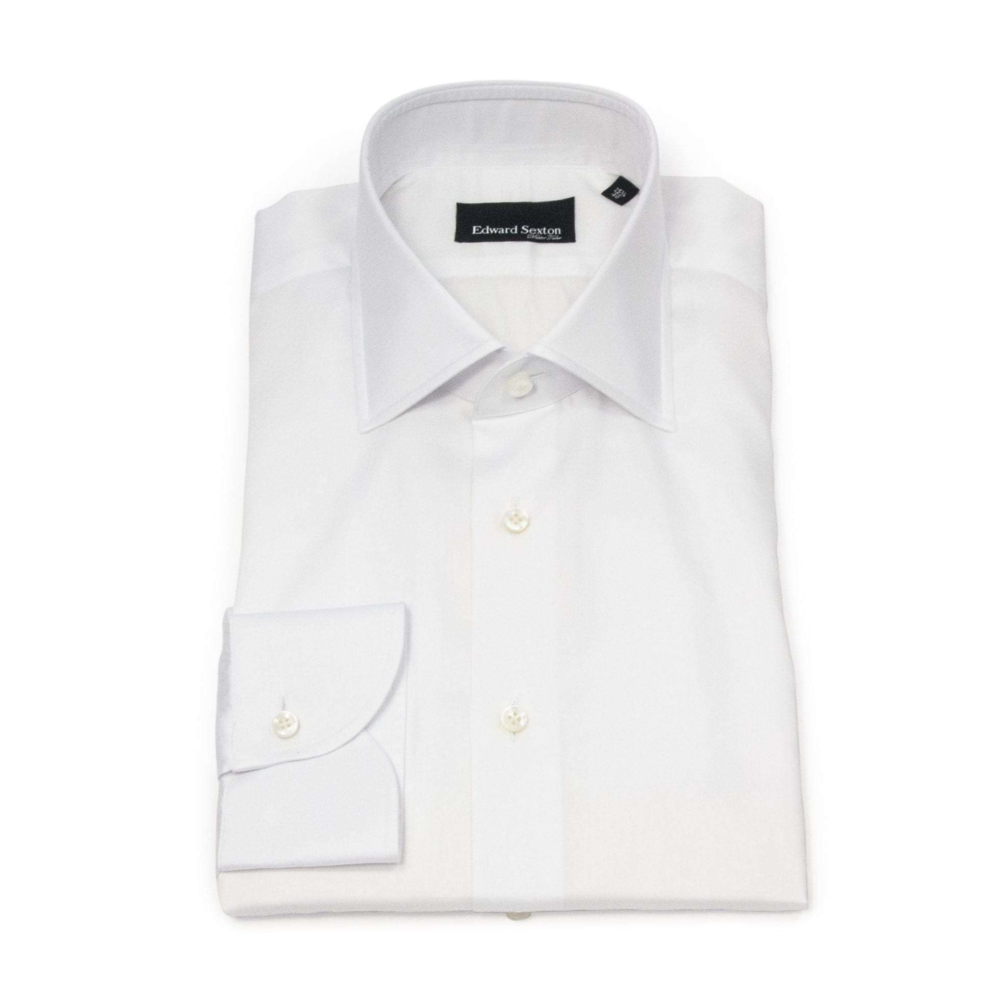 Jacob Alexander Men's Slim Fit Dress Shirt - White, 16 Neck 34 Sleeve, 55% Cotton 45% Polyester, Non-Iron