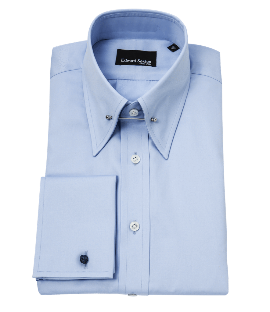 Baby blue top dress shirt